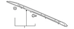 Genuine Gm Driver Side Luggage Carrier Rail 84601081. Fixed Price $416.45.