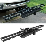 600LBS Steel Motorcycle Scooter Dirtbike Carrier Hauler Hitch Mount Rack Ramp An. Fixed Price $121.87.