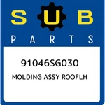 Subaru Molding Assy Rooflh 91046SG030, New Genuine Oem Part. Fixed Price $53.20.