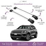 Piece Lockable Roof Rack Cross Bar For Volkswagen Vw Touareg 2011-2018 Silver. Fixed Price $129.90.