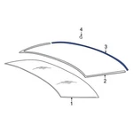 For Bmw M5 2000-2003 Rear Lower Back Glass Reveal Molding. Fixed Price $63.34.