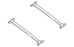 Genuine Nissan Roof Luggage Carrier Cross Rail 73807-ZQ00A. Fixed Price $156.49.
