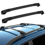 Roof Rack Cross Bars For 14-22 Jeep Cherokee All Black Aluminum Luggage Carrier. Fixed Price $75.15.