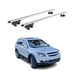 Fits Chevrolet Captiva Sport 2012-2015 Roof Rack Cross Bars Silver Carrier Pcs. Fixed Price $89.99.