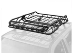 Tyger Auto Heavy Duty Roof Mounted Cargo Basket Rack 47X37X6 Wind Fairing. Fixed Price $347.99.