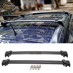 Fits 11-16 Jeep Compass Oe Style Roof Rack Cross Bar Black Luggage Carrier Pair. Fixed Price $59.99.