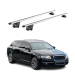 Roof Rack Cross Bars Luggage Carrier For Audi A6 Avant 2006-2011 Alu Grey 2X. Fixed Price $99.99.