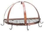 Rogar Kd Half Dome With Grid Pot Rack Hammered Copper / Black. Fixed Price $79.95.