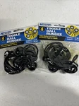 Highland 4 8 Inch (20CM) Black Toggle Ball Bungee Cord Lot Of #F6. Fixed Price $16.00.