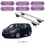 Erkul Roof Rack Cross Bars For Kia Sedona 2015-2021 With Flush Rails Silver. Fixed Price $157.41.