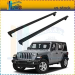 New Black Roof Rack Cross Bar Rails Kit For 11-2021 Jeep Wrangler Luggage Cargo. Fixed Price $102.13.