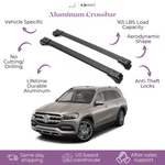 Erkul Roof Rack Cross Bar Mercedes Gls 450 2020-2026 Fits Raised Rails Black. Fixed Price $134.91.