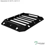 Topline For 2018-2026 Jeep Wrangler Jl 4DR Ar-m Modular Steel Roof Basket Blk. Fixed Price $290.00.