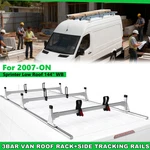 3 Crossbars Roof Rack W/side Rails For Mercedes-benz Sprinter Low 144"WB. Fixed Price $255.00.