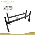 ?universal Black Van 2 Ladder Roof Rack Ford Econoline Crossbars Steel. Fixed Price $152.68.