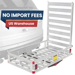 Apex Aluminum Basket Cargo Carrier W/ Ramp 48" Hitch Class Iii Iv Free Shipping. Fixed Price $194.15.