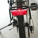Bicycle Cycling Rear Reflector Led Tail Light Luggage Rack Mounted Red Color-. Fixed Price $9.59.