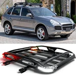 50" Roof Rack Cargo Carrier Baskets Crossbars W/led Light For Porsche Cayenne. Fixed Price $229.09.