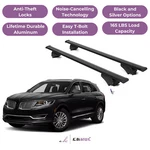 Erkul Roof Rack Cross Bars For Lincoln Mkx 2016-2018 With Flush Rails Black. Fixed Price $174.90.