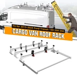 2015-2025 Ford Transit Cargo Van 54" 3 Bar Ladder Roof Rack W/ Roller. Fixed Price $225.00.