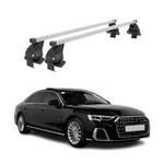 Smooth Roof Racks Cross Bars Luggage Carrier For Audi A8 2019-2024 Gray 2PCS. Fixed Price $199.99.