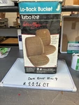 Lo-back Bucket Turbo Knit Fashion Magic Tan Seat Covers, 92509, Vintage Nos. Fixed Price $26.99.