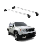 Roof Rack Cross Bars Luggage Carrier For Jeep Renegade 2015-2023 Alu Silver 2X. Fixed Price $119.99.