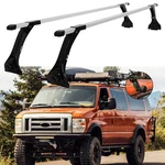 63" Ford E-250 E-350 Van Bar Ladder Roof Rack Cross Cargo Kayak Gutter. Fixed Price $169.11.