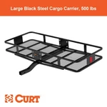 60" 24" Black Steel Basket Cargo Carrier (fixed 2" Shank, 500 Lbs.). Fixed Price $216.99.