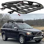 Roof Rack Cargo Basket Cross Bars Set With Led Lights For Volvo XC90 2003-2014. Fixed Price $229.09.
