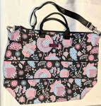 Vera Bradley Lighten Up Expandable Travel Weekend Bag Large Tote Alpine Floral. Fixed Price $39.99.