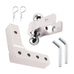 Dual 6" Drop Adjustable Trailer Towing 2" Receiver Lock Included. Fixed Price $66.01.