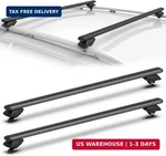 Cowvie 53 Inch Aluminum Roof Rack Cross Bars For Raised Side Rails, Adjustable. Fixed Price $106.23.