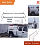 Aluminum Truck Topper Ladder Rack 32X15X5IN 400LB Capacity Universal Fit. Fixed Price $162.98.