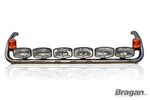 Roof Bar + Leds Spot Lights Amber Beacons For Scania 4 Series Topline Truck. Fixed Price $2562.85.