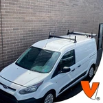 H1 2-BAR Aluminum Rack System W/ Roller Ford Transit Connect 2014-2023 Black. Fixed Price $778.05.