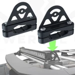Light Accessory Mount Kit Roof Rack For Thule Wingbar Aeroblade Cross Bars. Fixed Price $95.27.