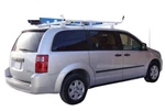 Aluminum Ladder Rack For Minivan - Single Lock Down. Fixed Price $637.95.
