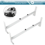 ?top Steel White Van Ladder Rack Roof Cargo Bars 600LB Capacity Werner Usa. Fixed Price $67.92.