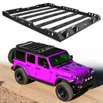 63"X51" Roof Rack Cargo Basket For 2018-2026 Jeep Wrangler Jlu W/4X Spotlight. Fixed Price $256.79.