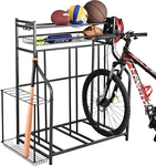 3-BIKE Garage Floor Rack Free Standing Bicycle Storage Organizer For Kids & Ad. Fixed Price $133.99.