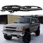 For Chevrolet Tahoe Aluminum Roof Rack Crossbars Cargo Basket Carrier W/ Light. Fixed Price $229.58.