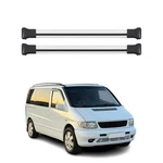 Omac Gray Raised Roof Rails Cross Bars. Fixed Price $199.90.
