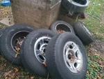Tires Rims Ford &nissan All 4 And Great. Fixed Price $200.00.