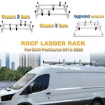 Cargo Van Roof Ladder Rack With Rear Roller For Ram Promaster 2013-2025 White. Fixed Price $219.99.