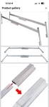 Starone Universal Aluminum Truck Cap Ladder Rack. New Open Box. Fixed Price $82.77.