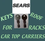 2802-3021 Set Keys Roof Rack Cargo Sears Karrite Carrier Free Shipping. Fixed Price $15.99.