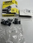 New Open Box Metal Thule Clamp-on Two Piece Factory Cross Bar Mounts 516-5002. Fixed Price $28.95.