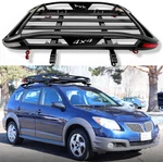 Roof Racks Cargo Basket Cross Bars W/led Lights 4X4 For Pontiac Vibe 2003-2009. Fixed Price $229.06.