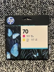 Hp 70 Magenta & Yellow Printhead (C9406A) Z5400, Z5200 Date: November 2022. Fixed Price $109.95.